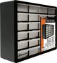 Homak Black, Clear Storage Box