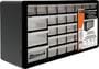 Homak Black, Clear Storage Box
