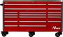 Homak 18 -Drawer Fury Red Roller Cabinet Tool Box