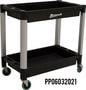Homak Black Service Cart