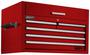 Homak 35-1/4 Inch 5 -Drawer Fury Red Top Chest Tool Box