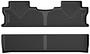 Husky Liner X-Act Contour Black Thermoplastic Elastomer (TPE) Floor Mats