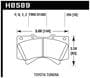 Hawk Performance Front Brake Pads