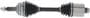 Import Direct CV Axle Shaft - New