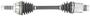 Import Direct CV Axle Shaft - New