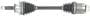 Import Direct CV Axle Shaft - New