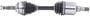 Import Direct CV Axle Shaft - New