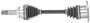 Import Direct CV Axle Shaft - New