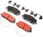 Import Direct Front Ceramic Brake Pads