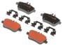 Import Direct Rear Semi-Metallic Brake Pads