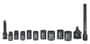 Ingersoll-Rand 12 Piece 1/4 Inch Drive 6 Point Metric Socket Set