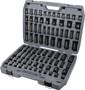 Ingersoll-Rand 86 Piece 3/8, 1/2 Inch Drive 6 Point SAE, Metric Socket Set