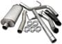 JBA Performance Exhaust 2-1/2 Inch Stainless Steel Exhaust System