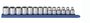 GearWrench 14 Piece 3/8 Inch Drive Standard 12 Point Metric Socket Set