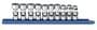 GearWrench 10 Piece 3/8 Inch Drive Standard 6 Point Metric Socket Set