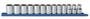 GearWrench 13 Piece 1/2 Inch Drive Standard 12 Point Metric Socket