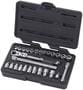 GearWrench 27 Piece 1/4 Inch Drive 6 Point SAE, Metric Socket Set
