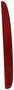 Keystone Collision Bumper Cover Reflector