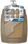 Custom Accessories Floor Armor Tan DTcor Molded Rubber Polymer Floor Mat Set