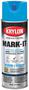 Krylon 15 Ounce Fluorescent Caution Blue Paint