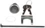 LockSmart Chrome-Plated Tailgate Lock Cylinder