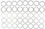 Mahle Engine Piston Ring Set