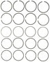 Mahle Engine Piston Ring Set