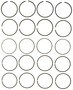Mahle Engine Piston Ring Set