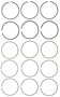 Mahle Engine Piston Ring Set