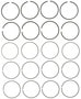 Mahle Engine Piston Ring Set