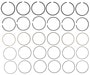 Mahle Engine Piston Ring Set