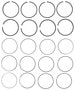 Mahle Engine Piston Ring Set