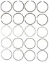 Mahle Engine Piston Ring Set
