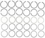 Mahle Engine Piston Ring Set