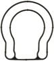 MAHLE Rubber Throttle Body Mounting Gasket