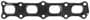 MAHLE Rubber-Coated Embossed Metal Exhaust Manifold Gasket