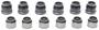 MAHLE Polyacrylate Rubber (ACM) Valve Stem Oil Seal Set