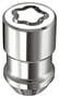 McGard 1/2-20 Inch Thread 3/4, 13/16 Inch Hex Wheel Lock