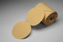 3M 5 Inch Diameter P320 Grit Gold Paper Disc Roll