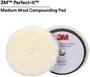 3M Perfect-It 5 Inch White Wool Pad