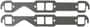 Mr. Gasket Square Port Composite Exhaust Manifold Gasket Set