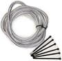 Mr. Gasket 1/2 Inch Silver Split Loom Tubing
