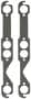 Mr. Gasket Ultra Seal Round Port Polytetrafluoroethylene (PTFE) Exhaust Manifold Gasket Set