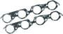 Mr. Gasket Ultra Seal Round Port Polytetrafluoroethylene (PTFE) Exhaust Manifold Gasket Set