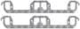 Mr. Gasket Ultra Seal Rectangle Port Polytetrafluoroethylene (PTFE) Exhaust Manifold Gasket Set
