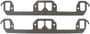 Mr. Gasket Ultra Seal Rectangle Port Polytetrafluoroethylene (PTFE) Exhaust Manifold Gasket Set