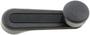 Dorman HELP! Black Plastic Window Crank Handle