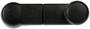 Dorman HELP! Black Plastic Window Crank Handle