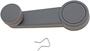 Dorman HELP! Gray Plastic Window Crank Handle