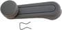 Dorman HELP! Gray Plastic Window Crank Handle